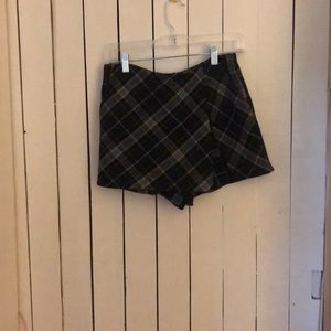 Plaid Skort